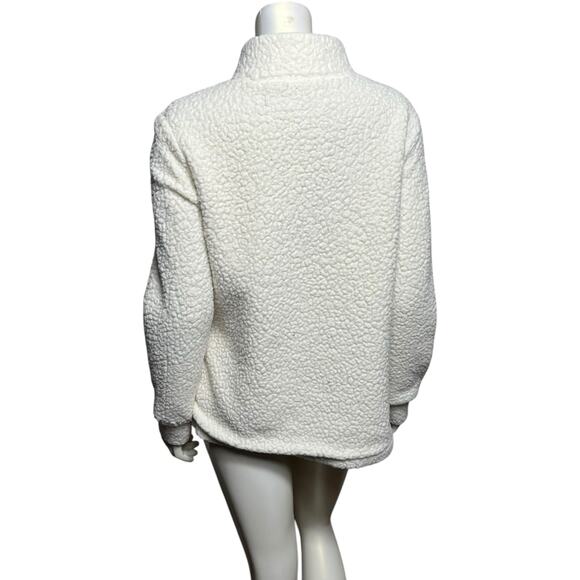 Vintage Weatherproof Original Sherpa Fleece Zip Pullover Jacket, Medium - Picture 16 of 16